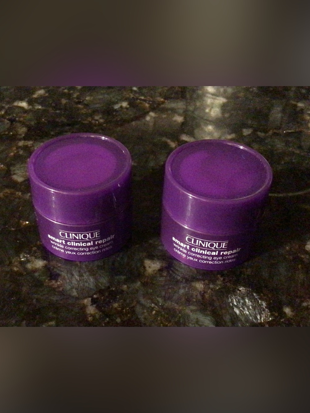 Clinique Smart Clinical Repair Eye Cream .17 oz in each. Two jars NWOT